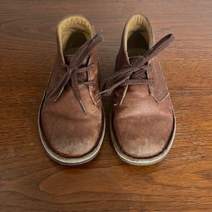 Clarks Originals Kids Leather Desert Boots